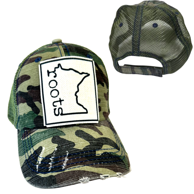 dkhandmade - Wholesale Trucker Hat - Unisex - MINNESOTA ROOTS | UNISEX HAT | DISTRESSED0