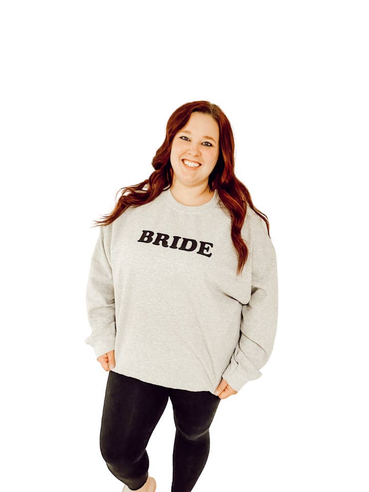 Bride Crewneck for wholesale by Pine & Fiber Co.