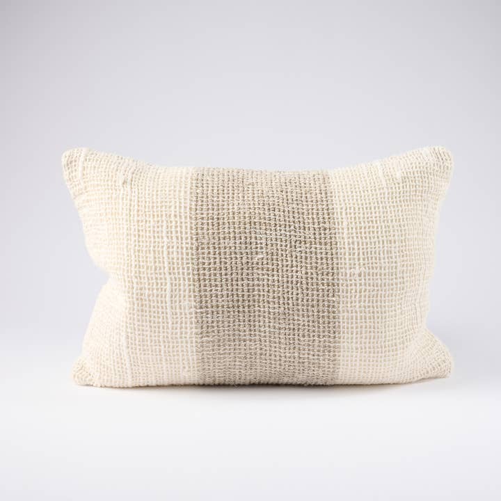 Eadie Lifestyle - Wholesale Throw Pillow Cover - Coco Linen Cushion Cover - Ivory/Natural