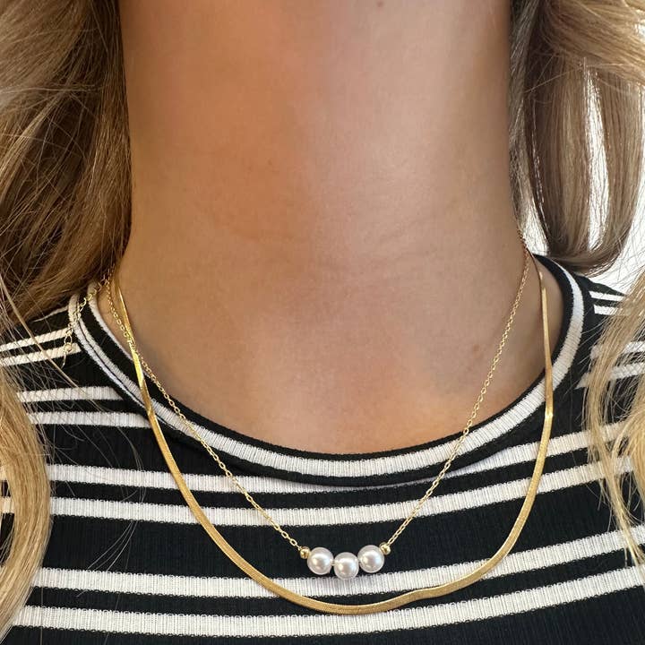 18k Gold Snake Chain for wholesale by Everfaith Jewelry