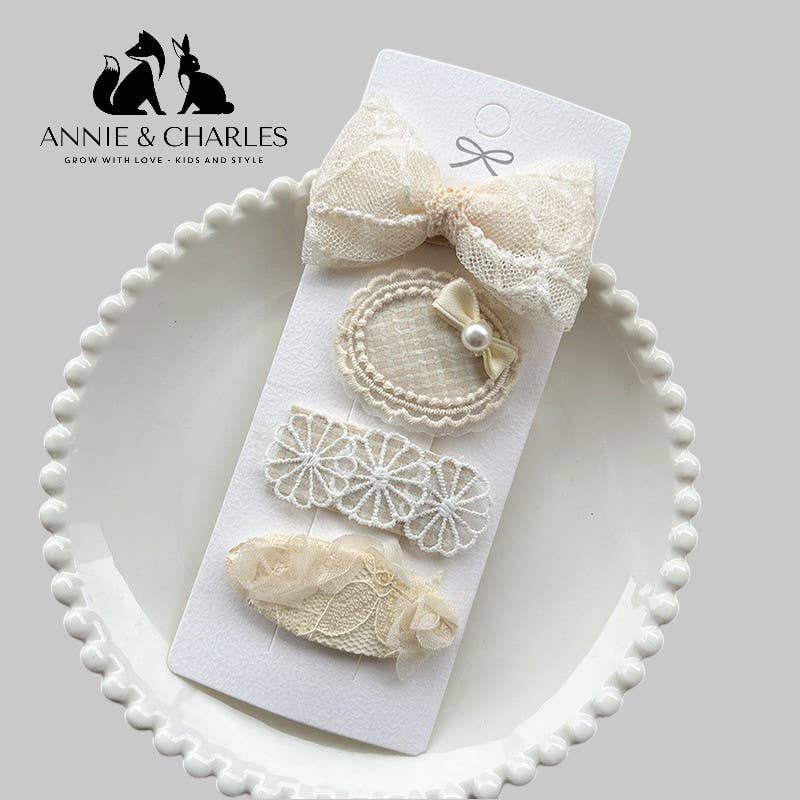 Annie & Charles - Wholesale Hair Clip - Kids - Annie & Charles® Hair Clip Set - Small Floral Splendor10