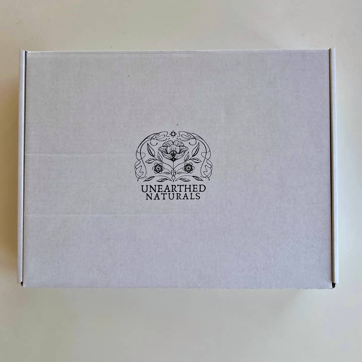 Unearthed Naturals - Wholesale New Mom Gift Box/Set - Botanical Self Care Gift Box - Floral
