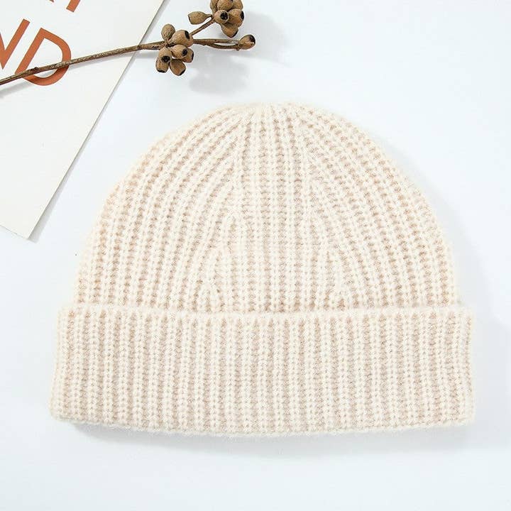 UZ Wholesale Store - Wholesale Beanie – Women's - Casual And Simple Solid Color Knit Beanie With Folded Brim10