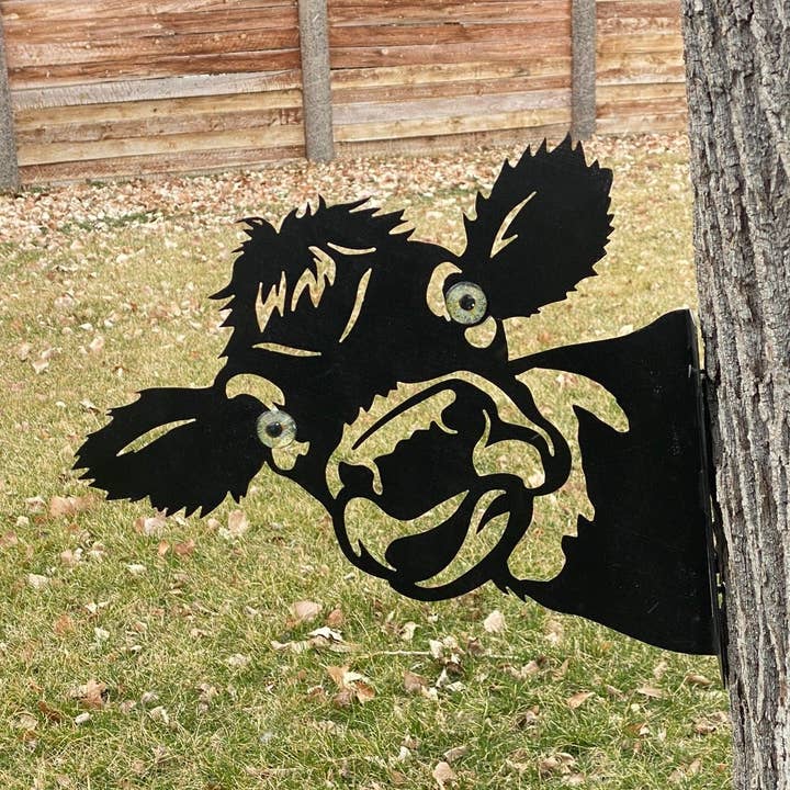 Cow Peek-a-boo for wholesale by Cut-n-rust LLC