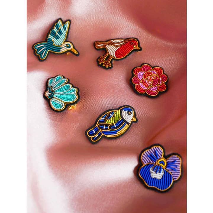 MALICIEUSE - Wholesale Brooch - Mini Bird Brooch Tit4