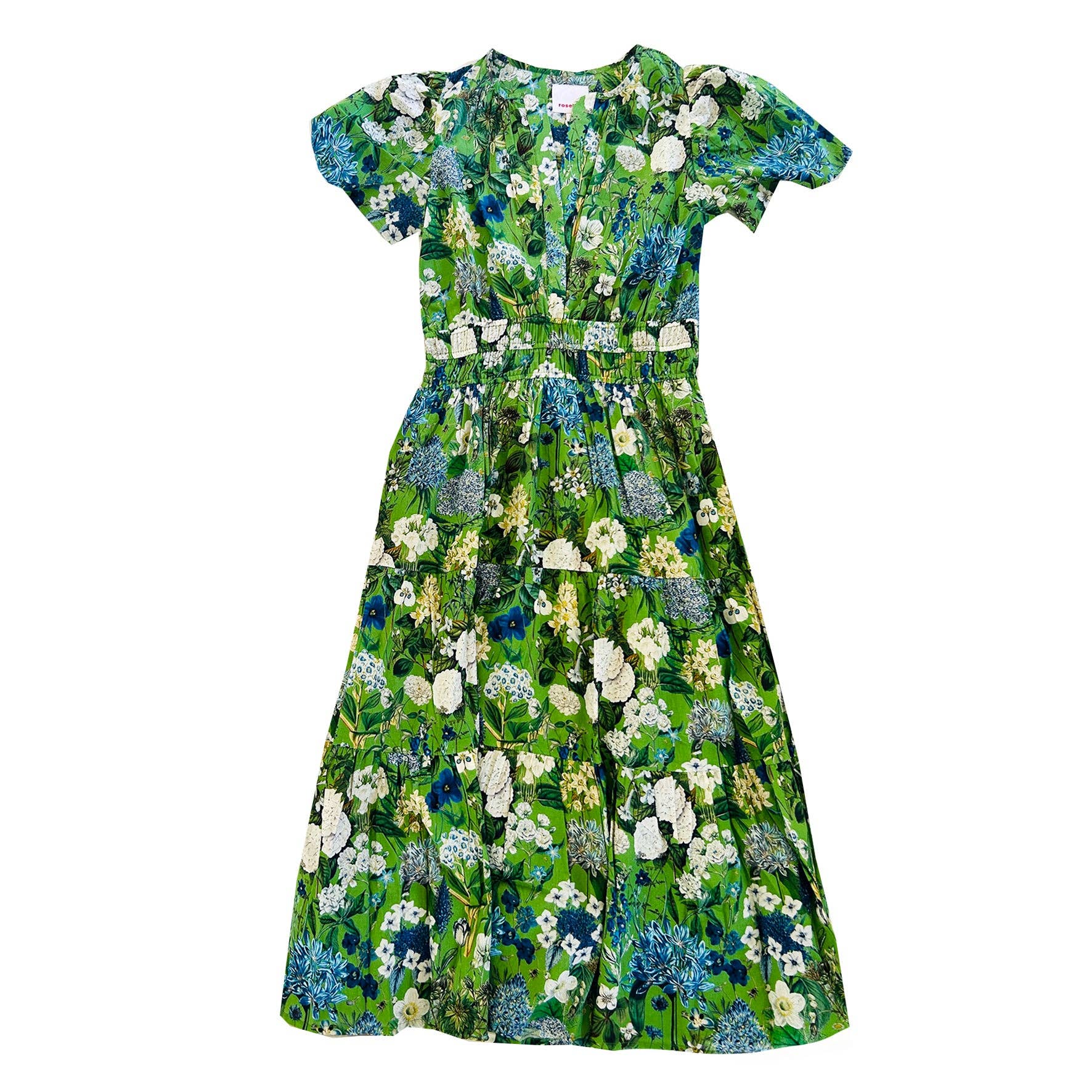 Rosehip Design - Wholesale Dress - Women's - Margot Cotton Dress - Spring Greens4