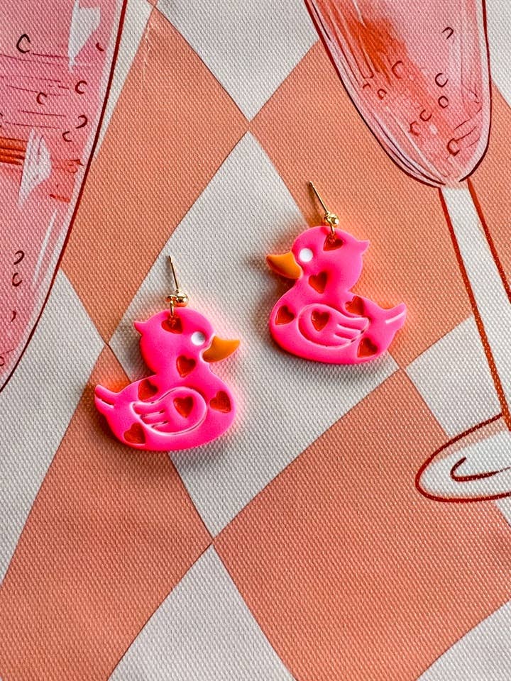 Duckie Dangles for wholesale by Mark Alexander Clay Co