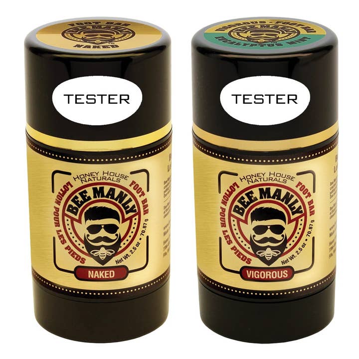 Honey House Naturals - Wholesale Foot Cream - Bee Manly Foot Bar - Solid Lotion4