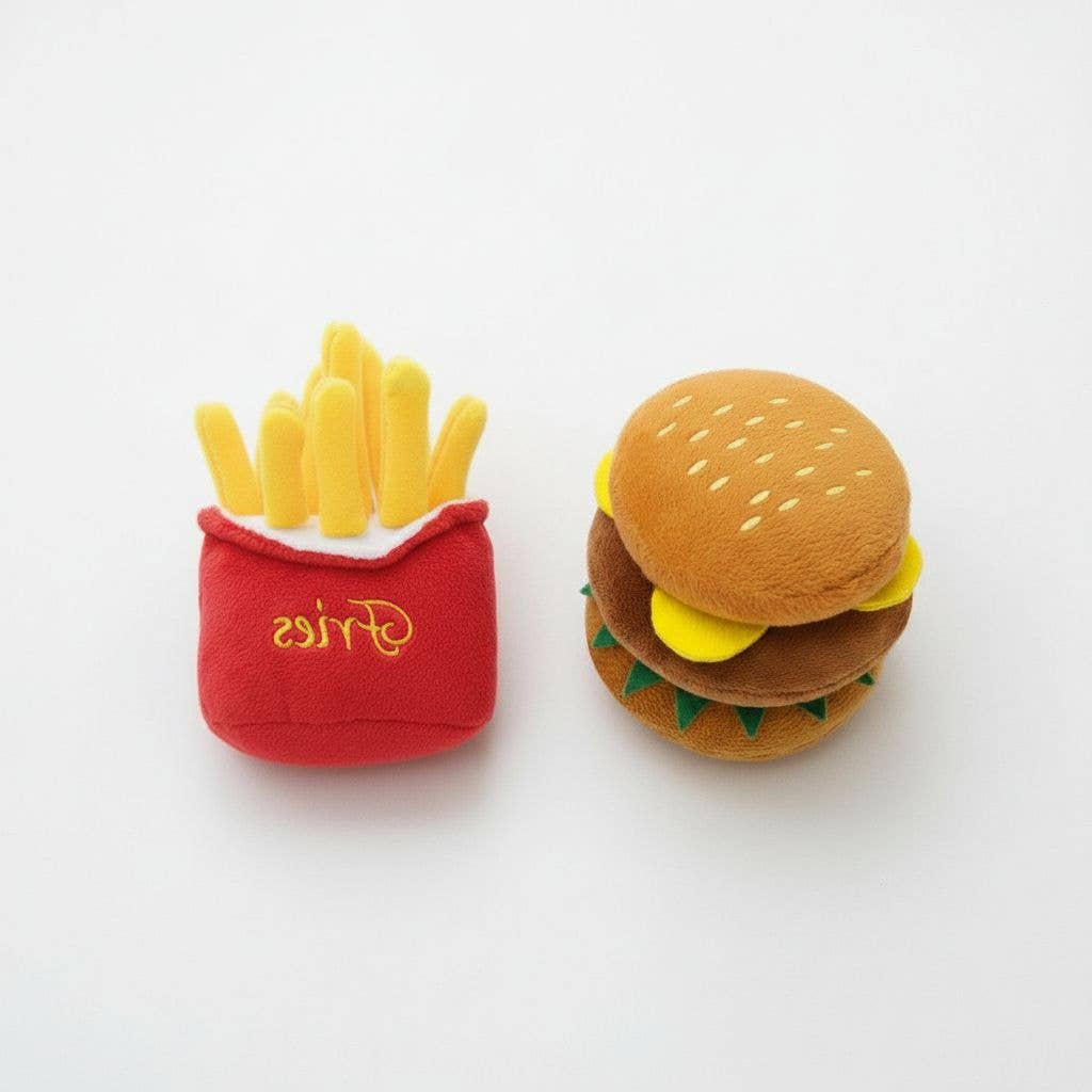 kapeit - Wholesale Pet Toy - Cat/Dog - Plush Squeaky French Fry Dog Toy2