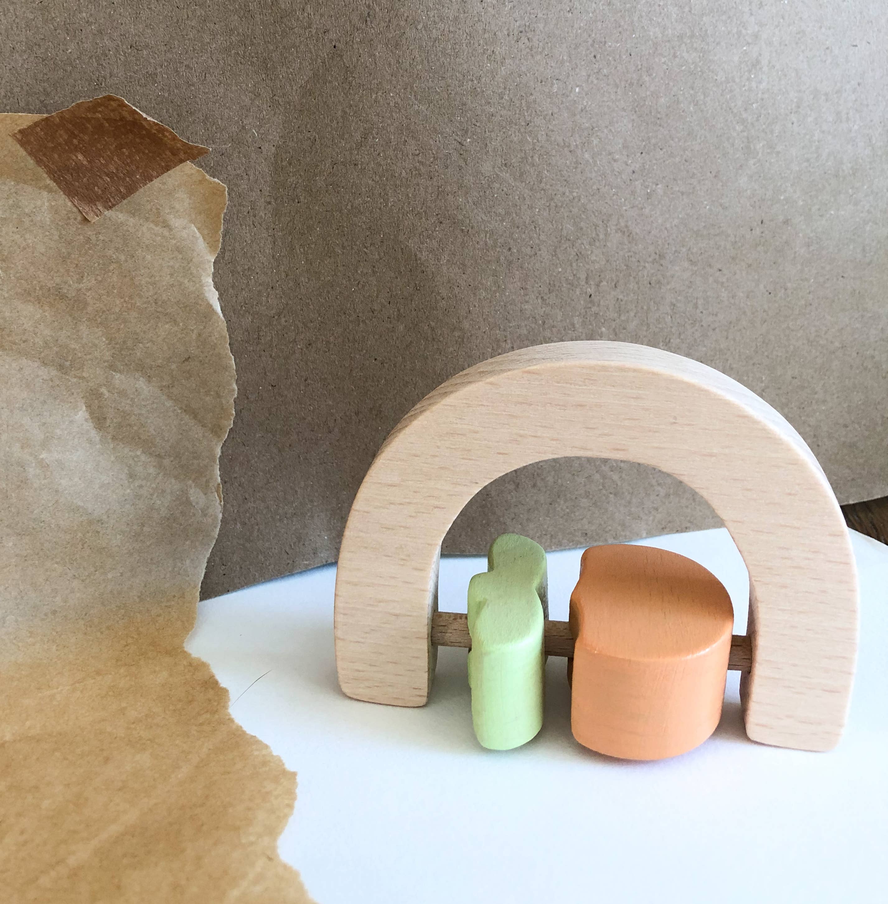 KMR Childwood - Wholesale Clutching Toy - Baby - Orange fruit rattle1