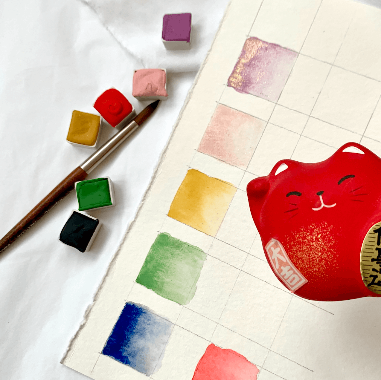 LA NOUVELLE VAGUE COULEURS - Wholesale Watercolor Paint - Handmade watercolor - Matcha green2