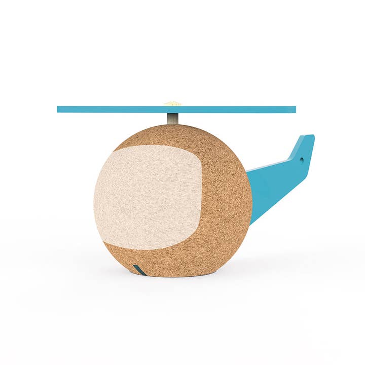 ELOU by Valoris - Wholesale Wood Toy - Kids - Cork helicopter
