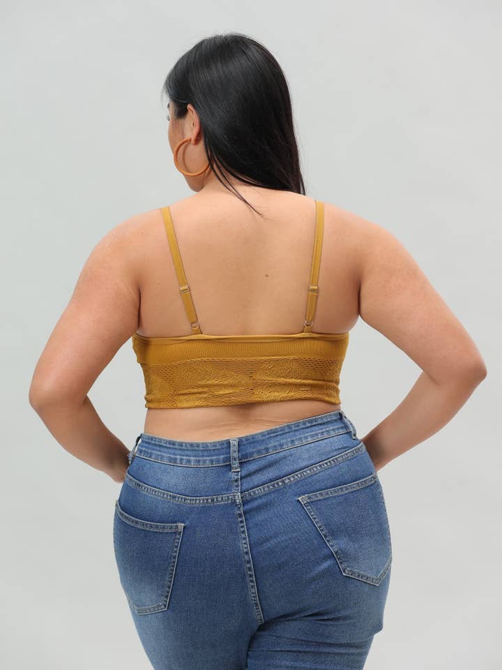 Leto Accessories - Wholesale Bralette – Women's - Plus Size Sleek Comfort Seamless Top5