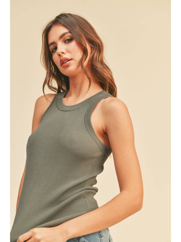 MIOU MUSE - Wholesale Tank Top - Women's - MMT1242 CLASSIC RIBBED TANK TOP16