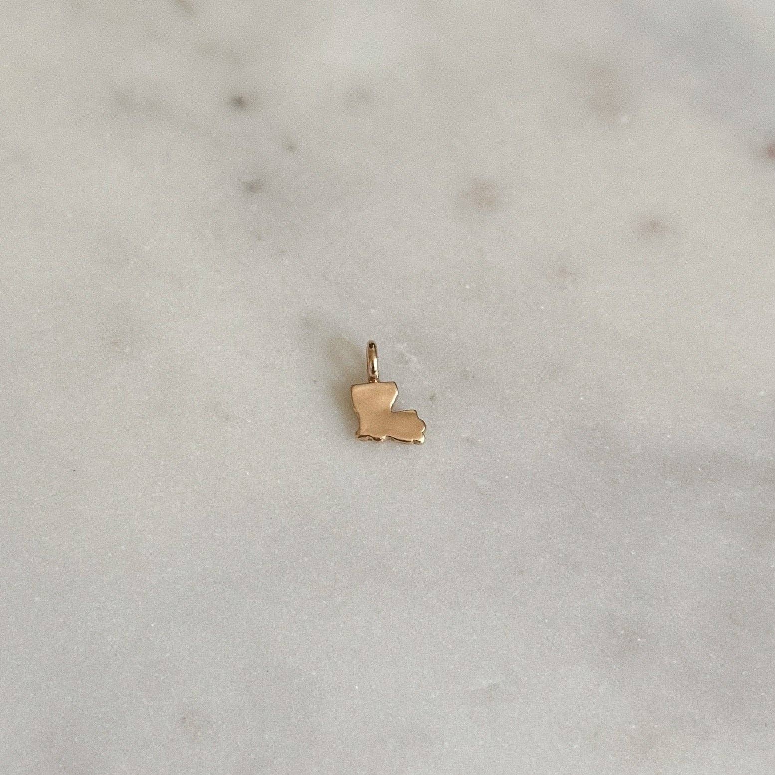 Mimosa Handcrafted - Wholesale Individual Charm/Pendant - LOUISIANA STATE PENDANT1