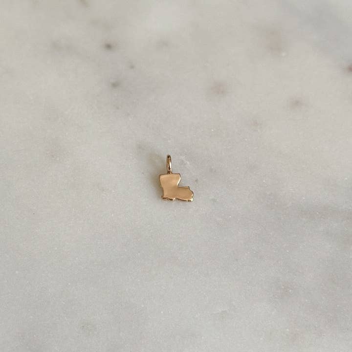 Mimosa Handcrafted - Wholesale Individual Charm/Pendant - LOUISIANA STATE PENDANT1
