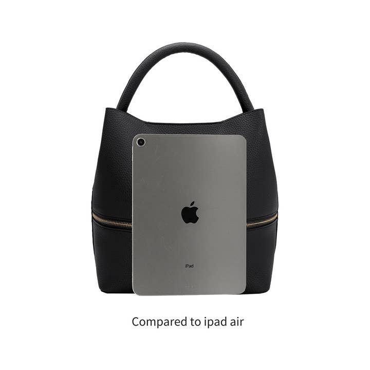 Melie Bianco - Wholesale Crossbody Bag - Women's - Karianna Black Recycled Vegan Crossbody Bag7