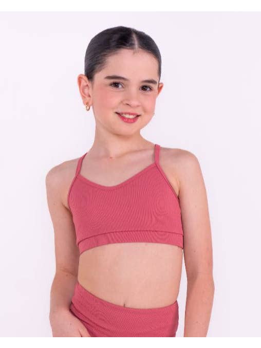 Pink Lemon Dancewear - Wholesale Athletic top – Women′s - Ribbed Crop Top – Sustainable Comfort for Every Move6