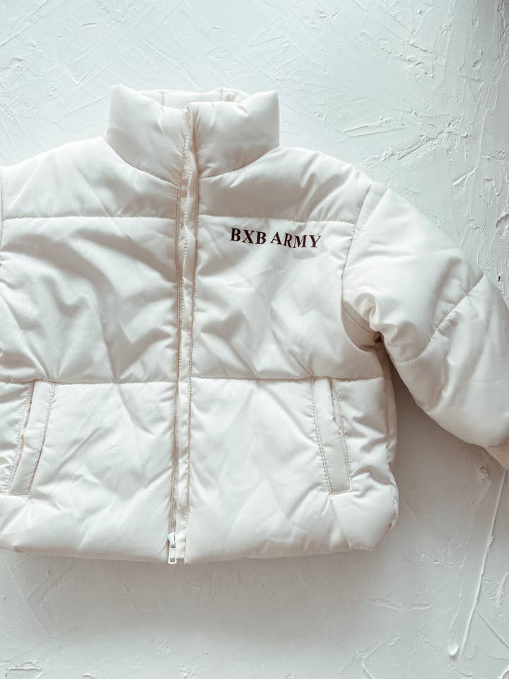 Chaqueta acolchada para niños - Crema para venta al por mayor de Ballerinas and Boys