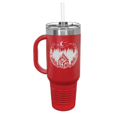 Sugar City Maker – wholesale Insulated mug/tumbler – Outdoor Campfire 40oz Travel Mug5