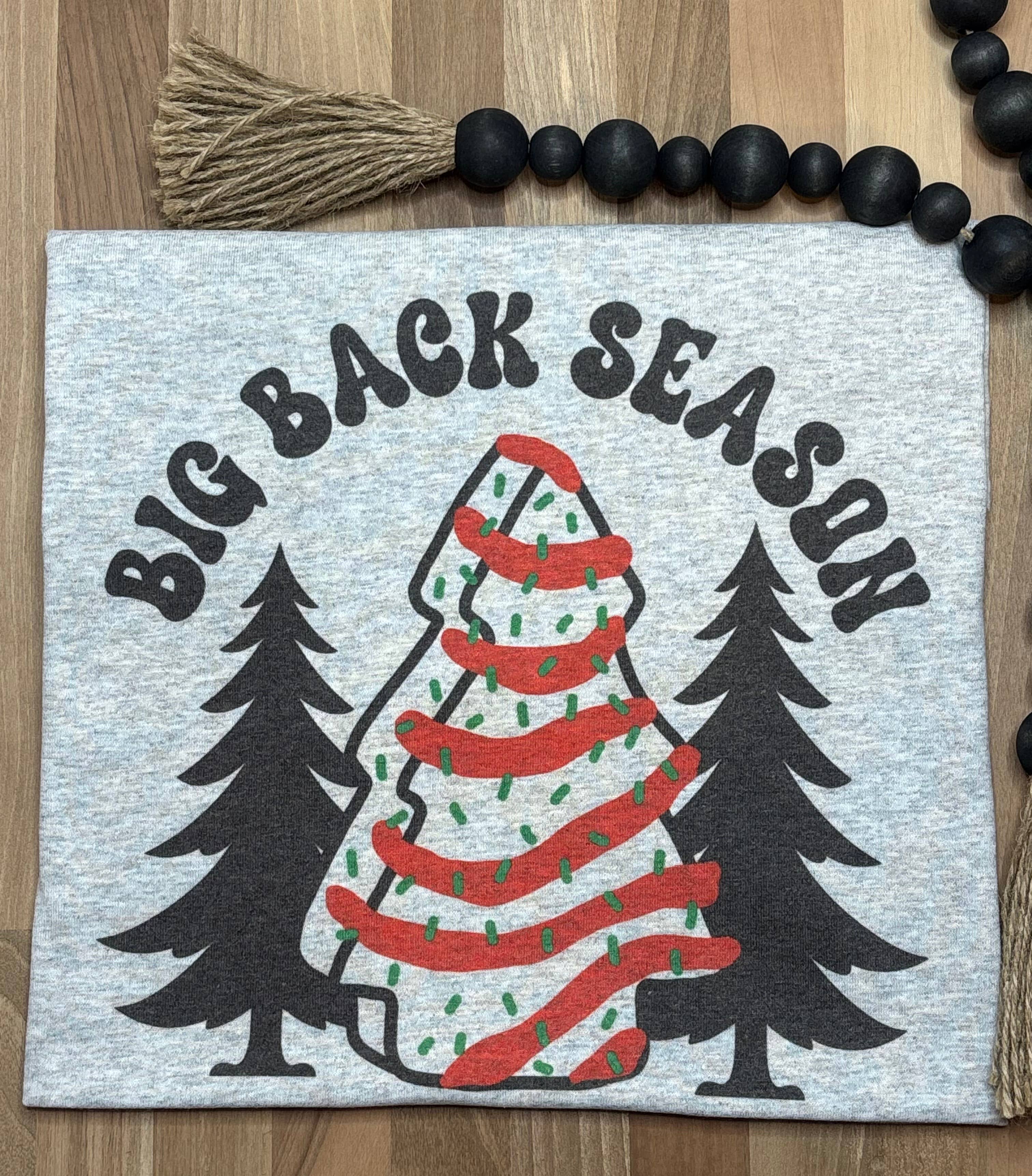 Ash Grey Big Back Season SUBLIMATION TEE   for wholesale on Faire0