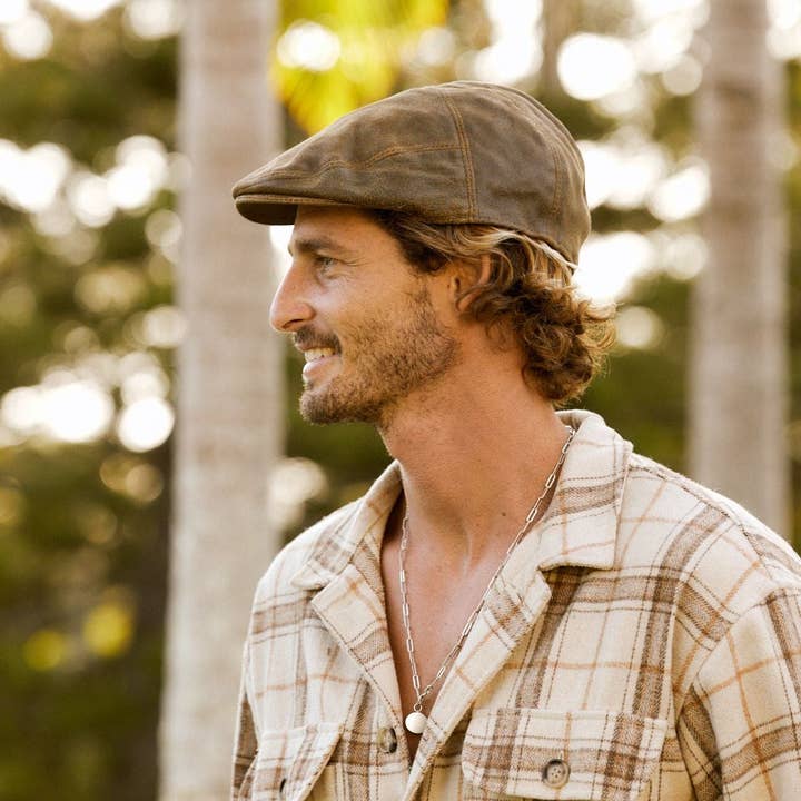 Marrone Cappello da guida in pelle Amalfi in vendita all'ingrosso su Faire1