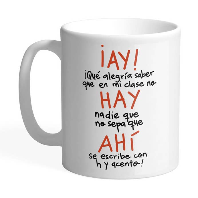 Taza Profe Ay, hay, ahí para venta al por mayor de Pedrita Parker