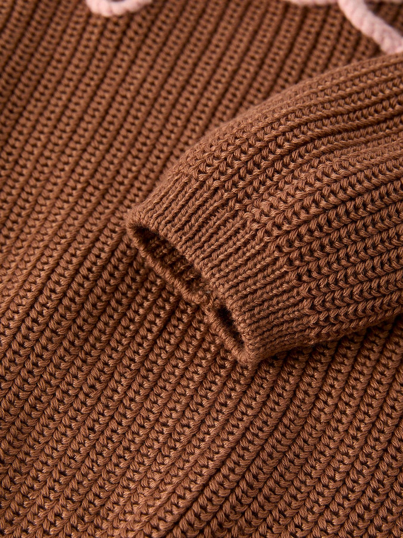 Rylee Faith Designs – wholesale Knitted jumper – Kids – TS Girls Winter Chocolate Pullover Sweater4