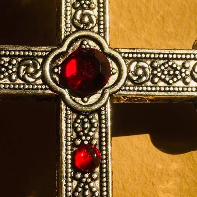 Elysium Pendants - Vendita all'ingrosso Collana con ciondolo/pendaglio - Croce del Cardinale, ciondolo a croce, gioielleria da costume rinascimentale