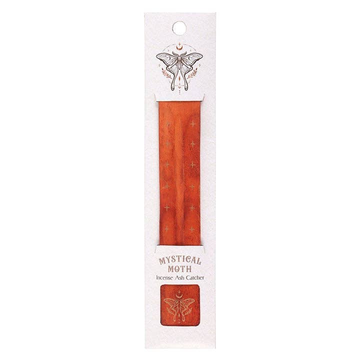 Something Different Wholesale - Wholesale Incense Holder - Mystical Moth Wooden Incense Ash Catcher1