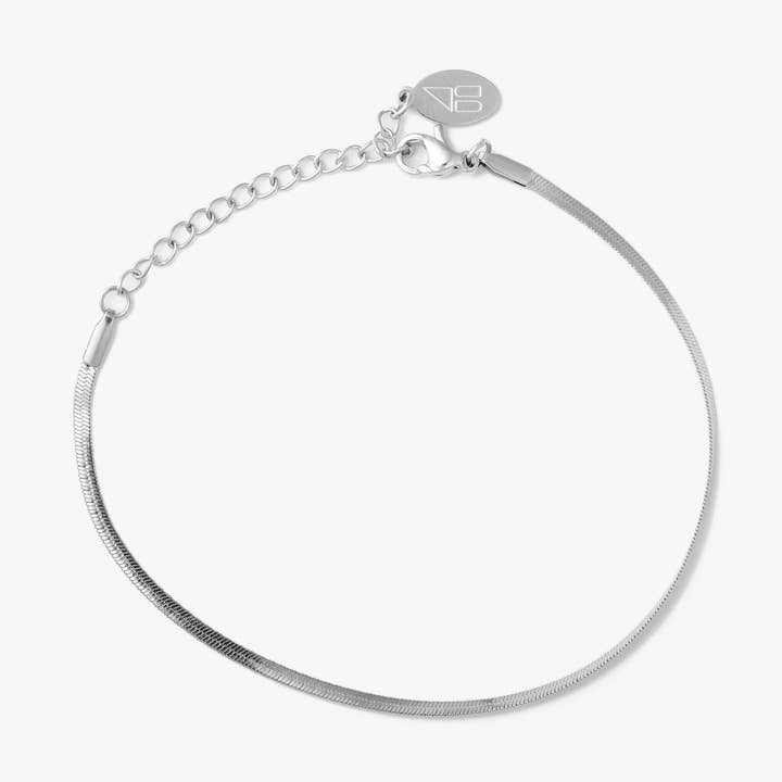 Nikki Smith Designs - Vente Bracelets maillon et chaîne - Bracelet à chevrons en micro argent0