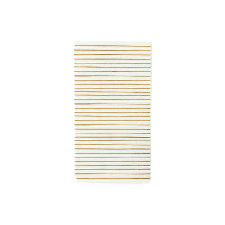 My Mind’s Eye - Wholesale Disposable Napkin - PGB945 - Gold Stripe Dinner Napkin