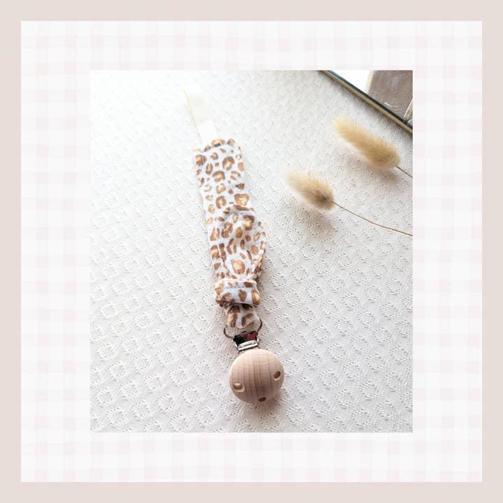 Tête de Lylotte - Wholesale Teether (Clip-On) - Baby - Double gauze pacifier clip2