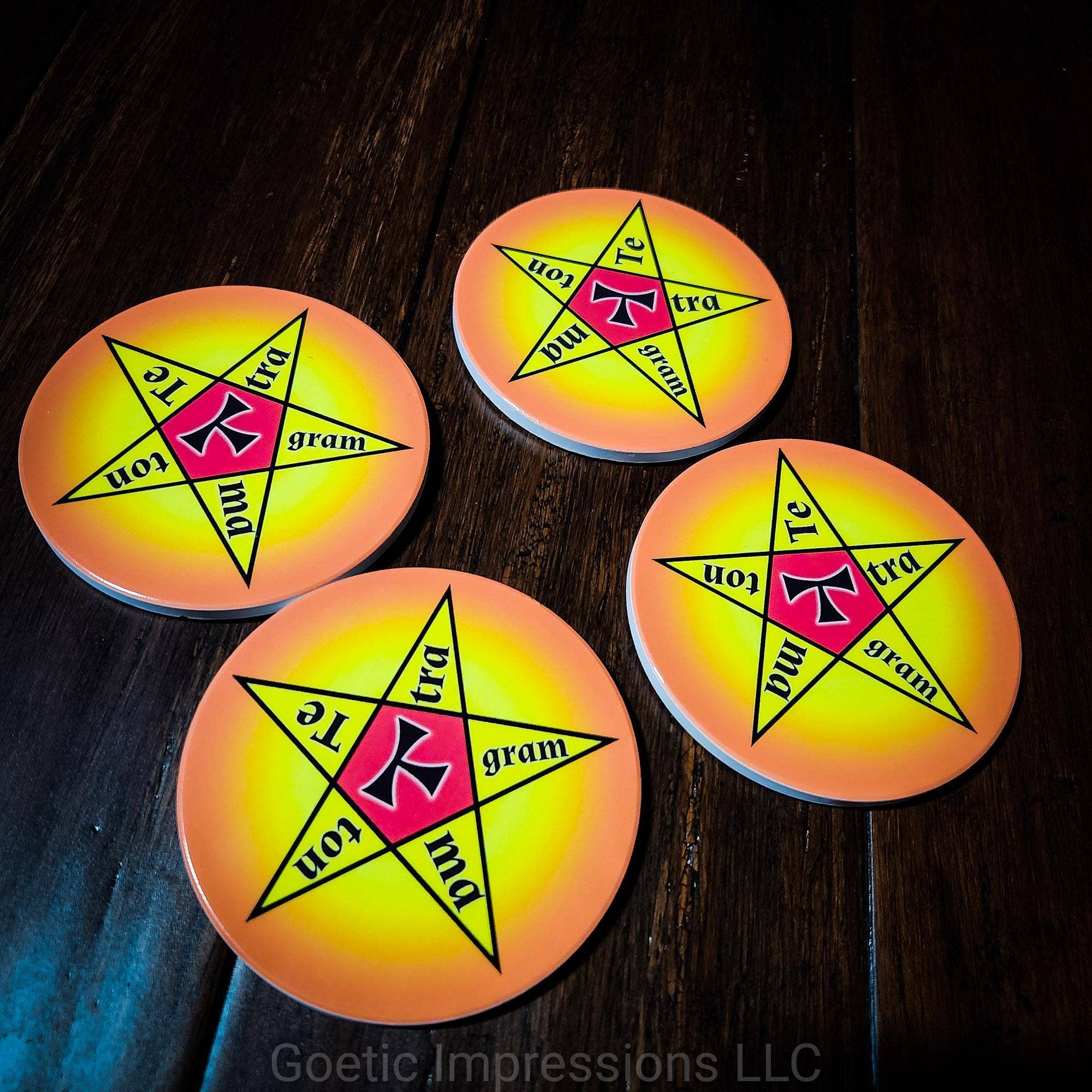 Goetic Impressions - Wholesale Meditation Supplies - Lesser Key of Solomon Magickal Circle and Triangle Complete Set17