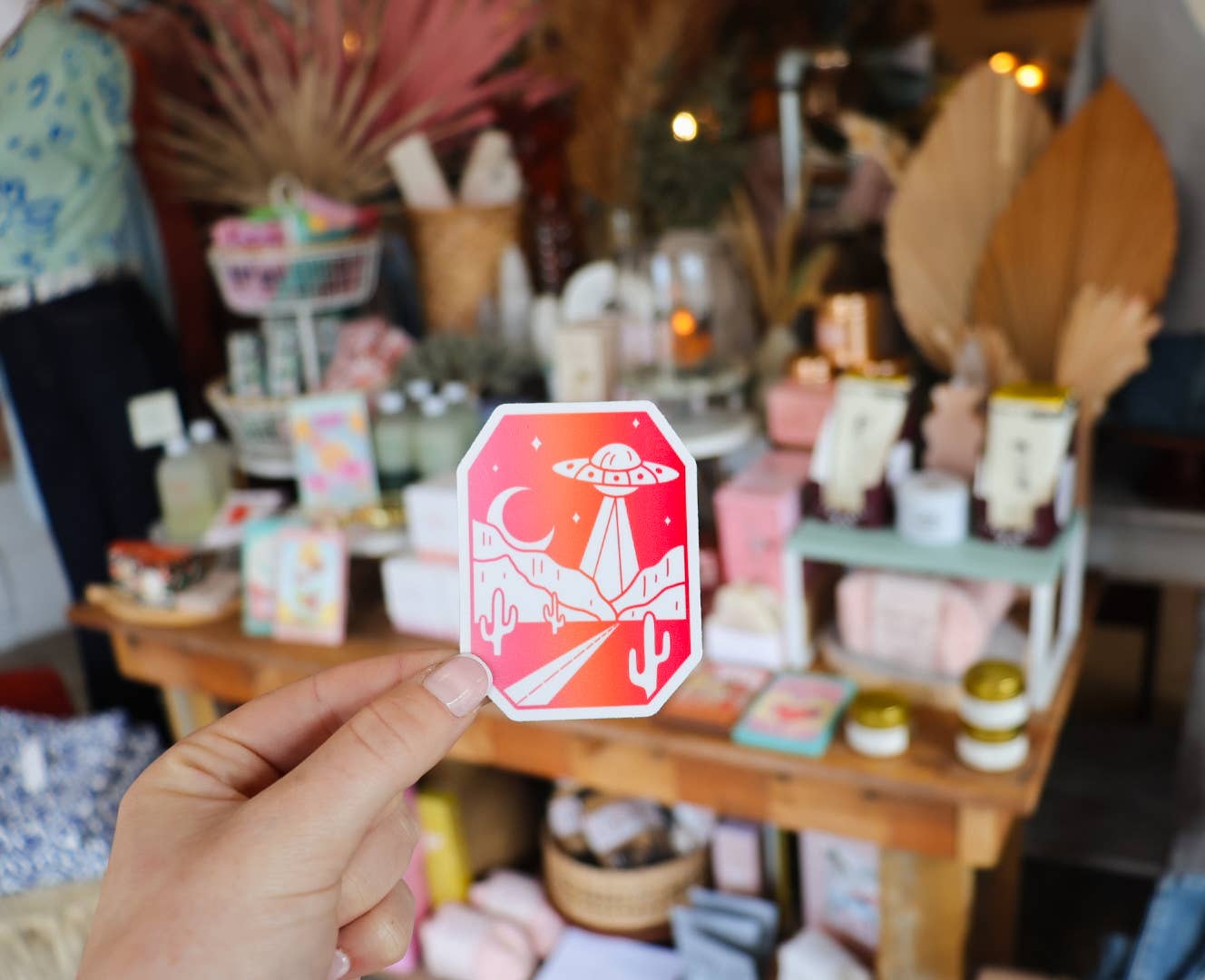 Little Viper Co - Wholesale Sticker - Roswell UFO Desert Alien Sticker