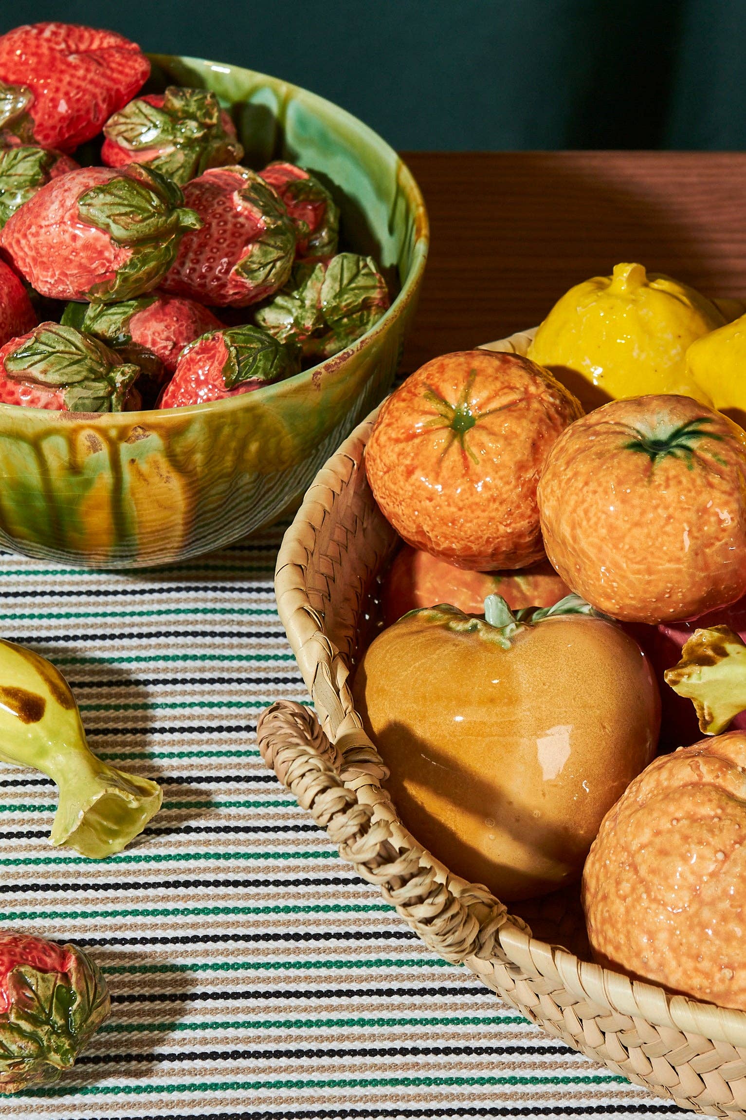 Eturel Madrid - Wholesale Decorative Tabletop Object - Glazed ceramic replica persimmon6