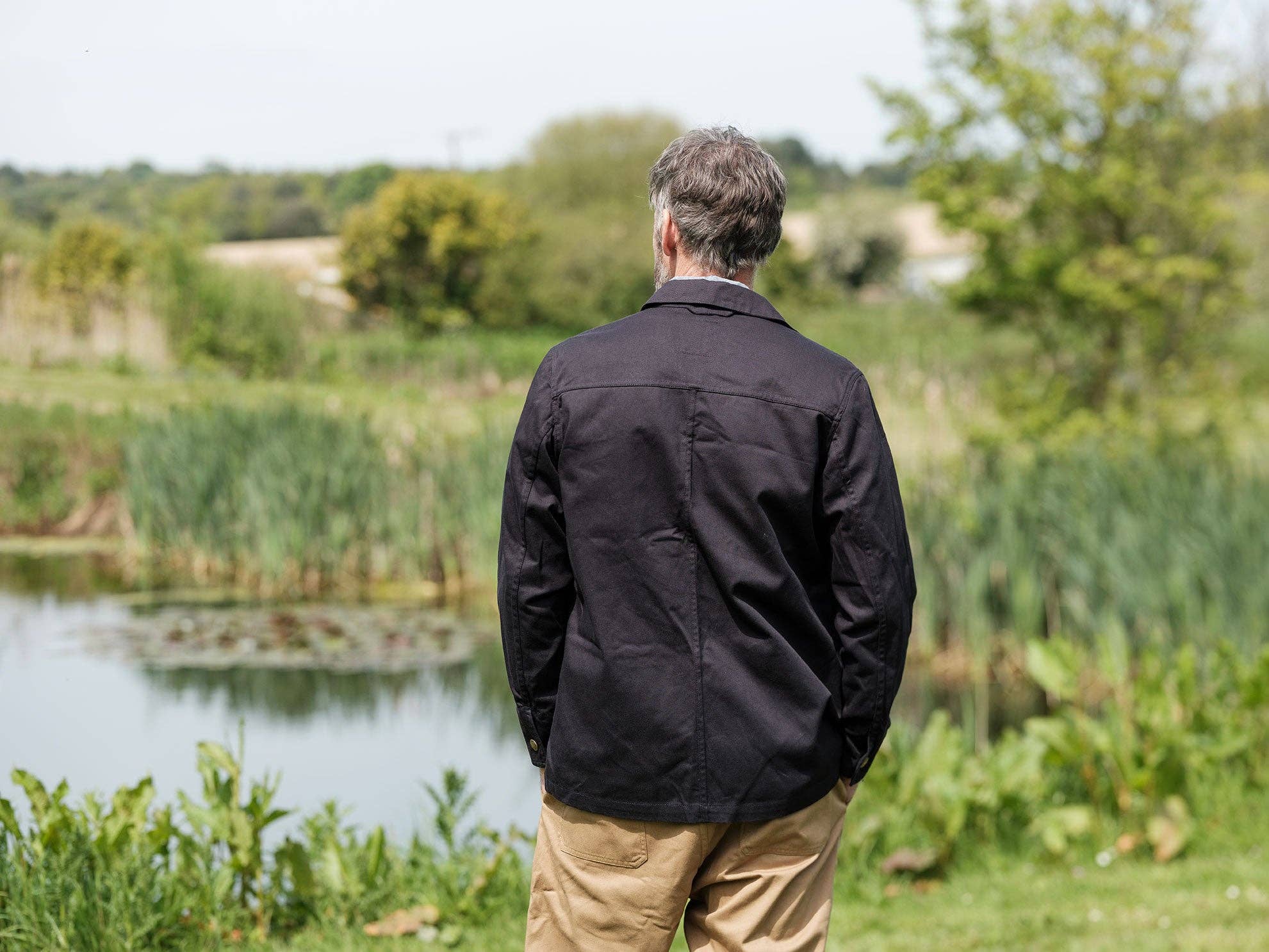 Yarmouth Oilskins - Wholesale Jacket - Men's - The Deck Jacket - Indigo1