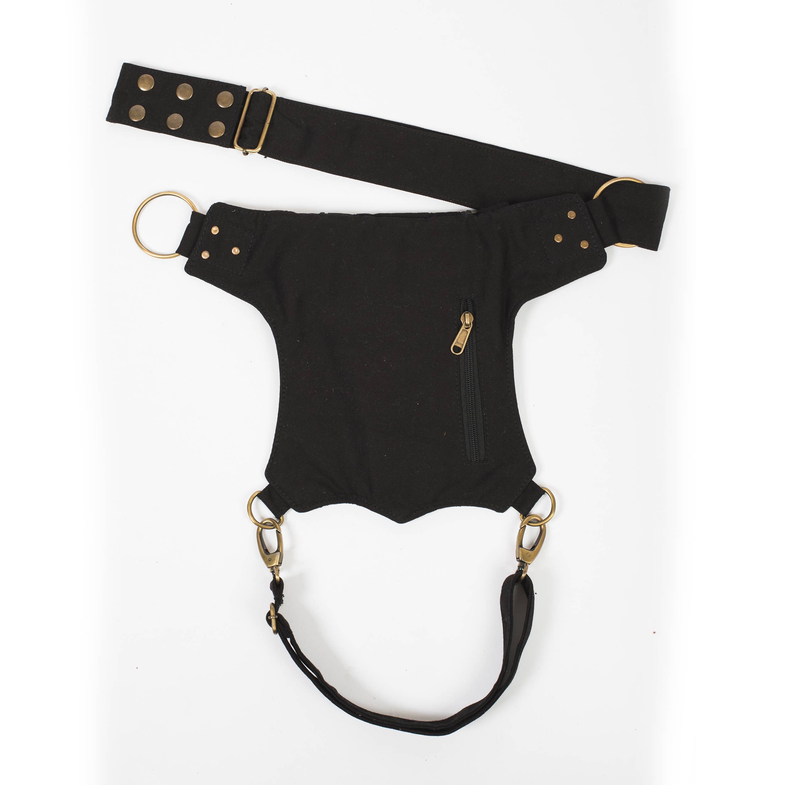 Lakhays Collection Inc. - Wholesale Belt Bag - Women's - Bikers Sling-Hip Bag With thigh Belt1