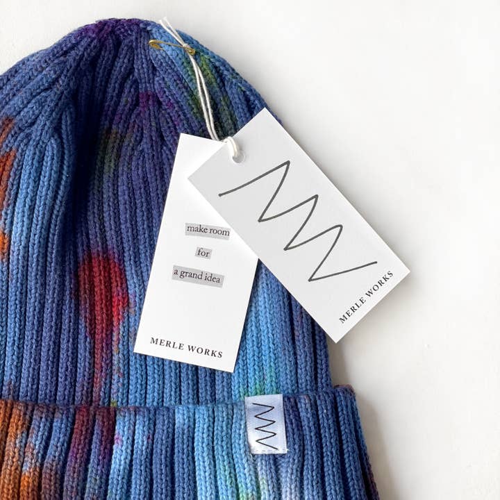 Merle Works - Wholesale Beanie - Unisex - Painter's Hand-dyed Beanie Hat2