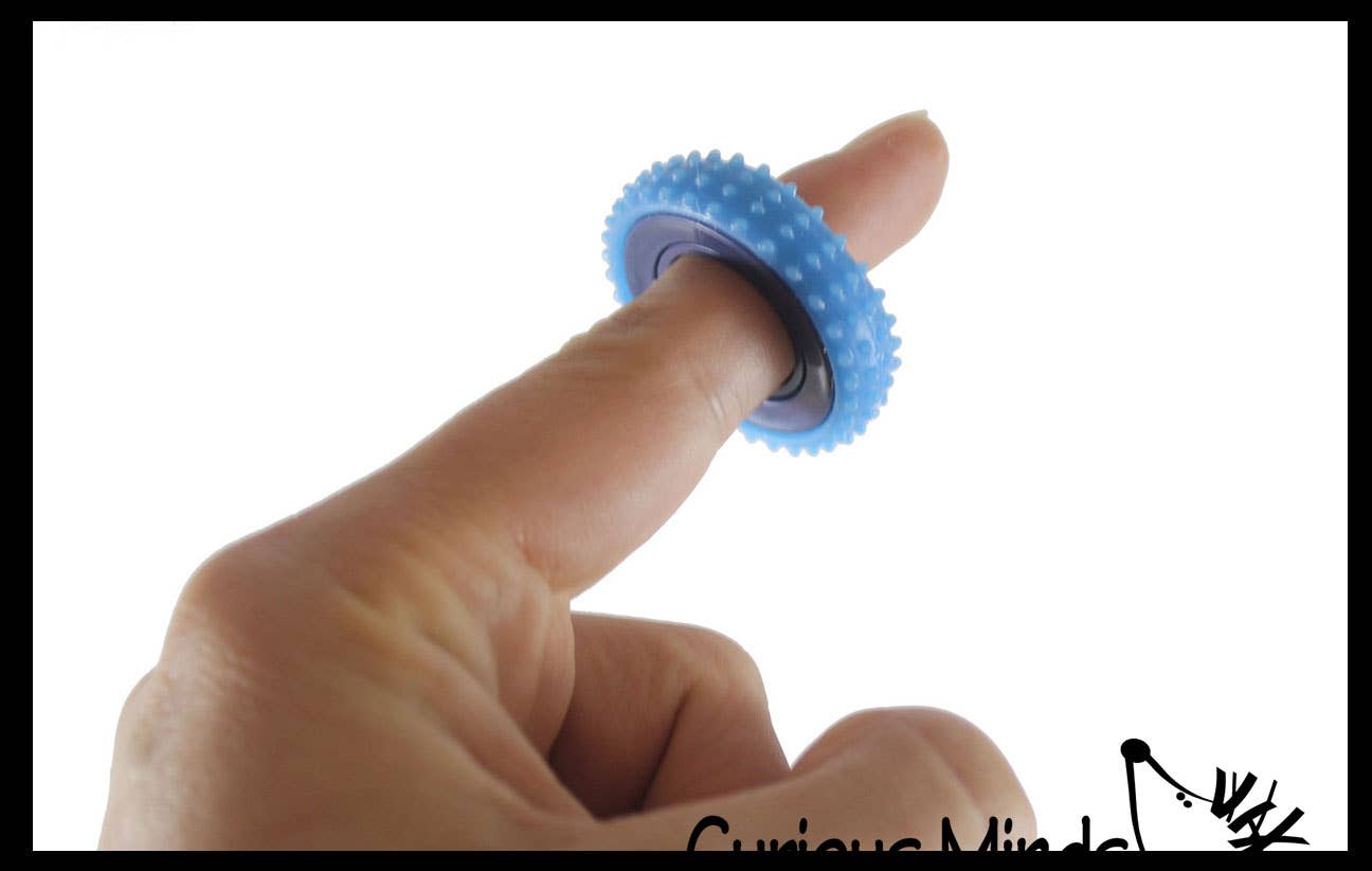 Curious Minds Toys - Venta al por mayor Pelota antiestrés - Niños - 1 Anillo Giratorio - Anillo Giratorio de Silicona Suave - Fidget Spi3