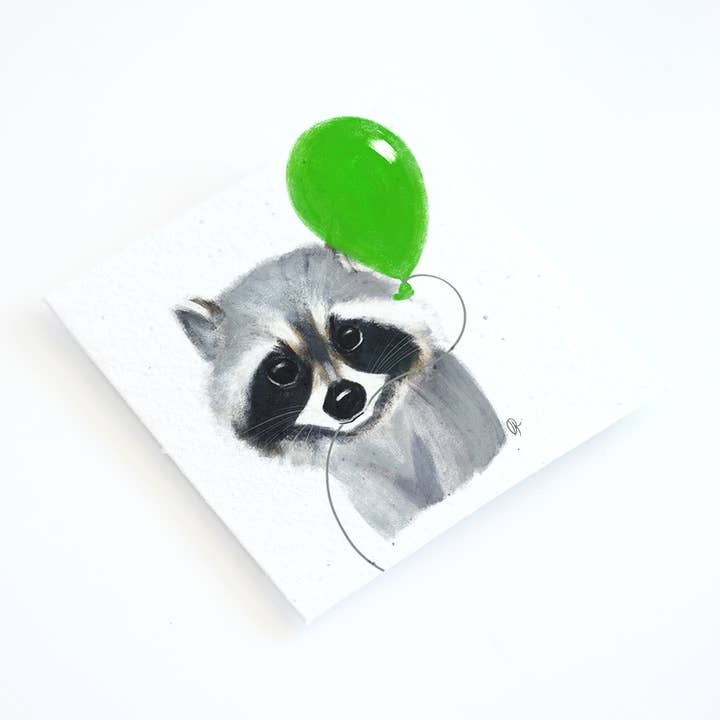 Racoon Skräddarsydda brevpapper/Zero Waste & Handgjorda för wholesale av Gabriella Rizzo Studio