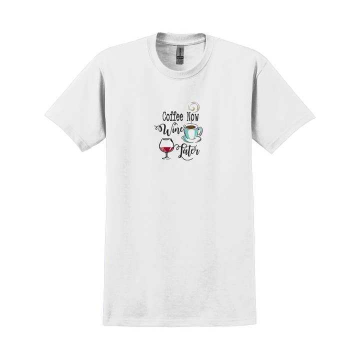 Coffee Now Sleep Tee for wholesale by MCCC Sportswear