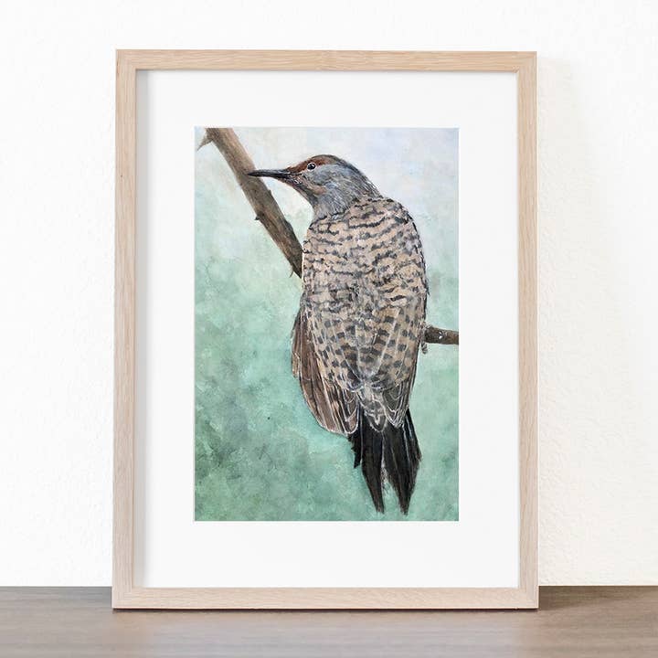 Northern Flicker Giclee, Wall Decor, Bird Art, Watercolor for wholesale by Joy Neasley Studios