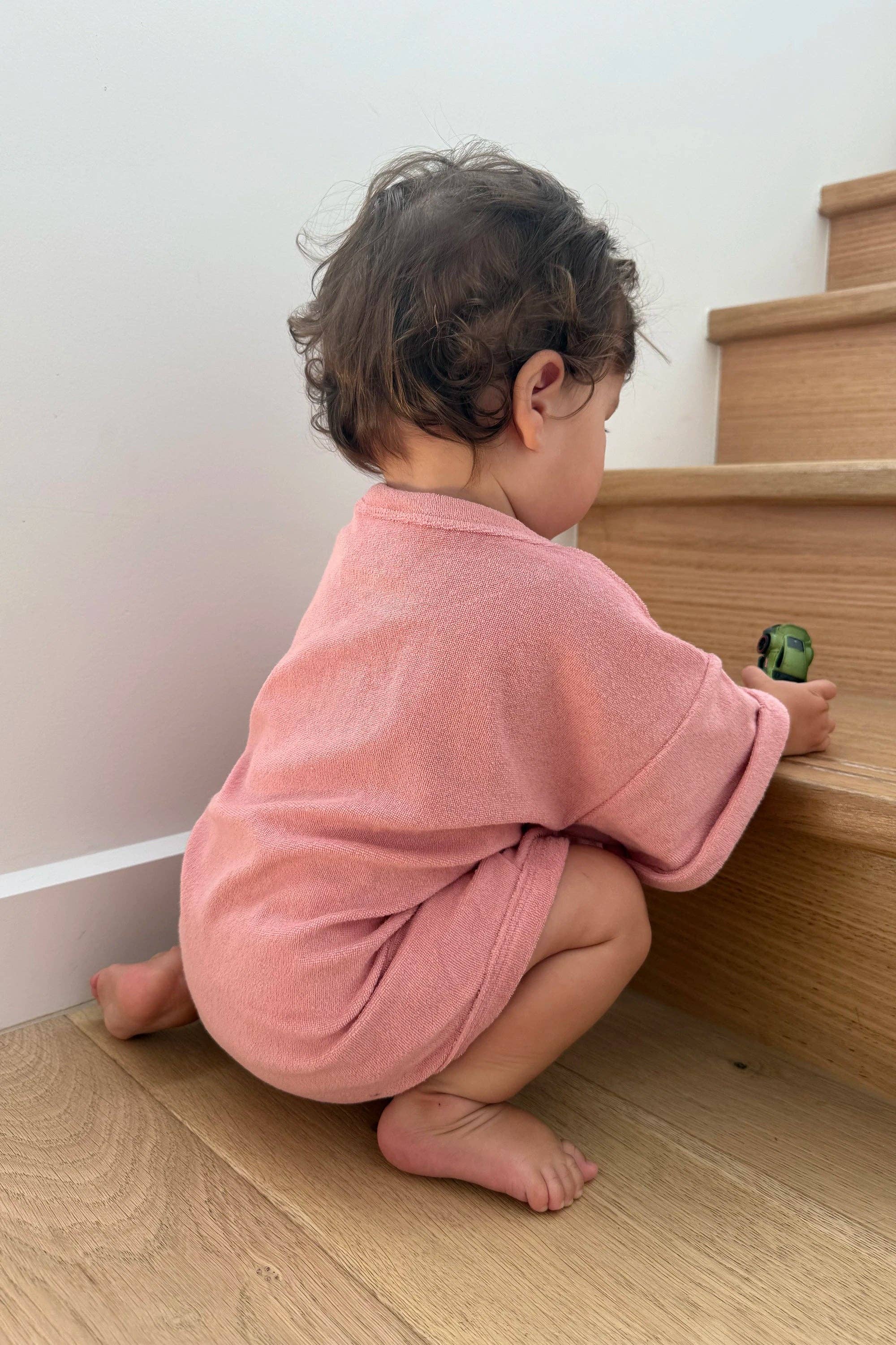 Rose Mini Terry Romper for wholesale on Faire5