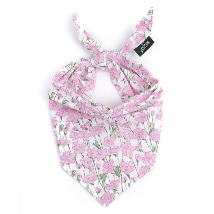 Bandana pour chien Azelia Flower pour la vente par The Paws
