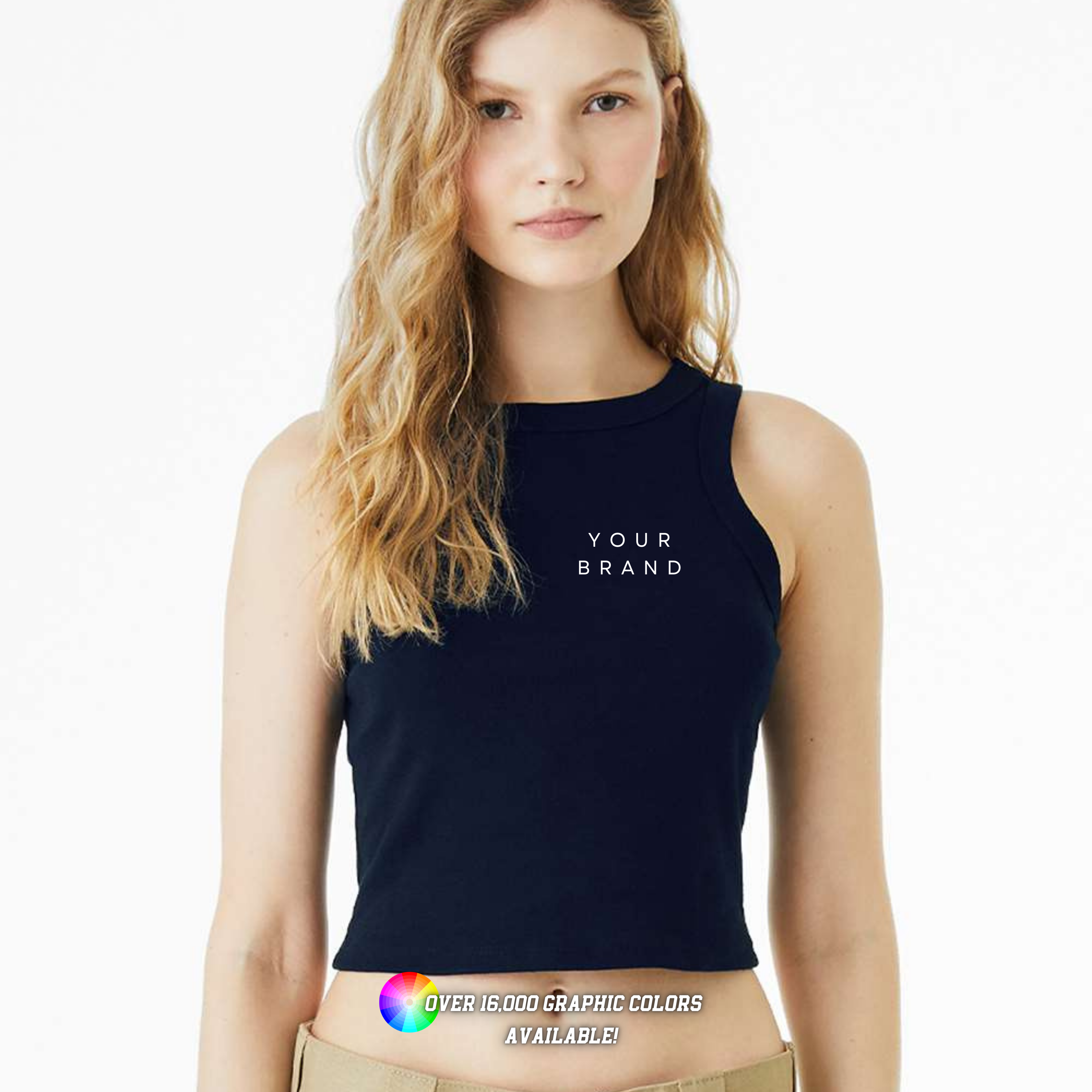 Faith & Life Christian Brands - Wholesale Tank Top - Women's - Custom Branded Logo Women's Micro Rib Racer Tank4