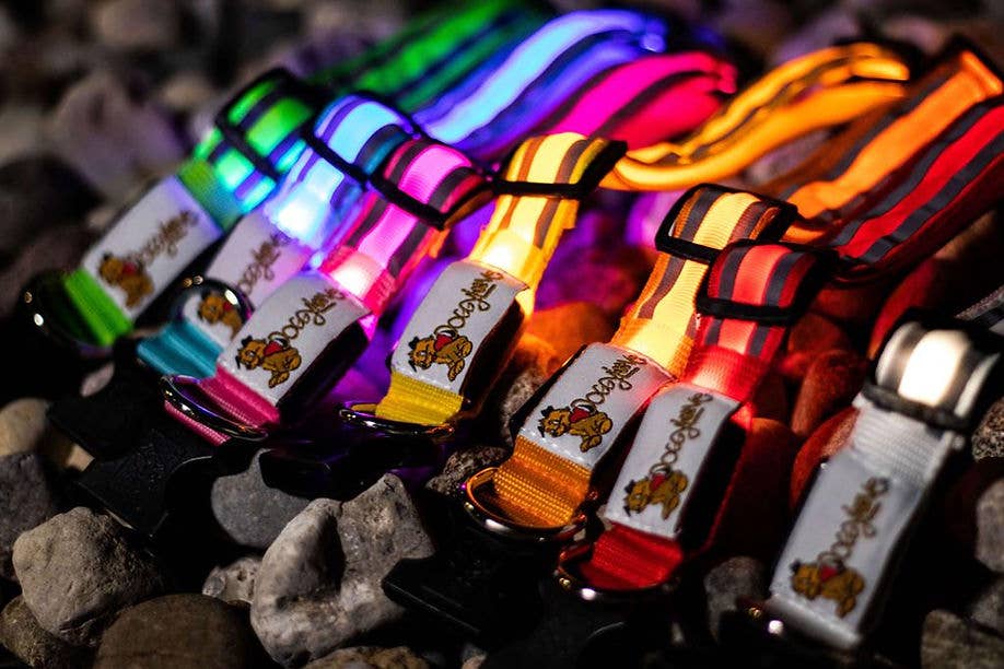 DoggyLove - Wholesale Pet Collar - Dog - DoggyLove USB Rechargeable LED Dog Collar for Night Walking4