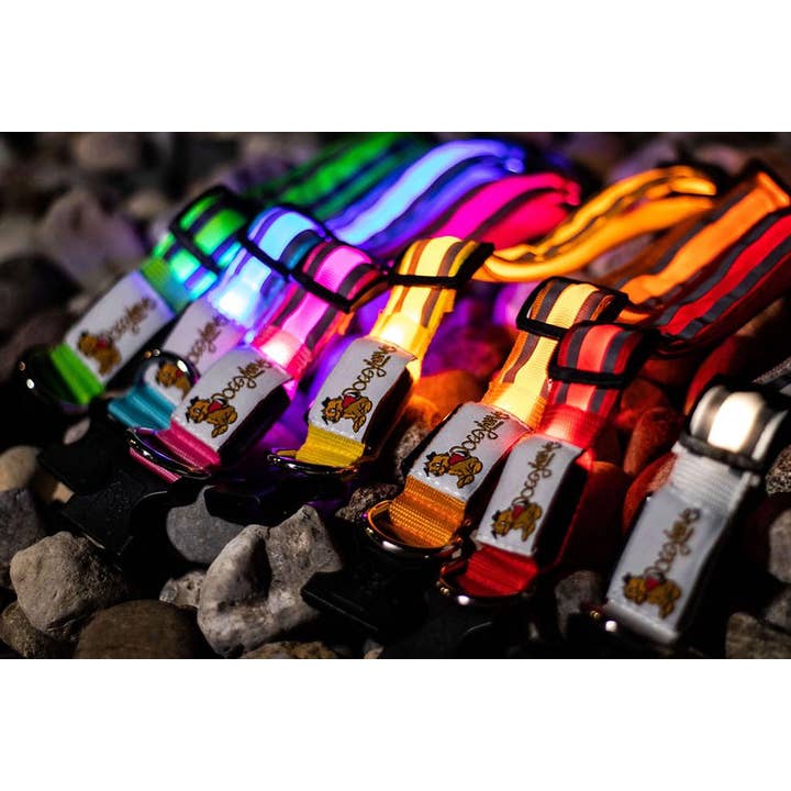 DoggyLove - Wholesale Pet Collar - Dog - DoggyLove USB Rechargeable LED Dog Collar for Night Walking4