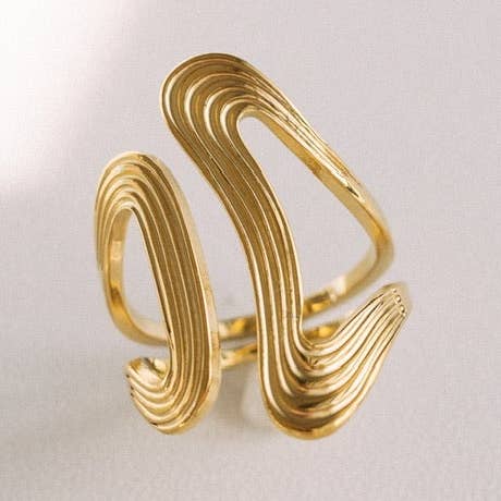 BELJOY - Wholesale Band/gestapelde ring - Rita Verstelbare Ring0