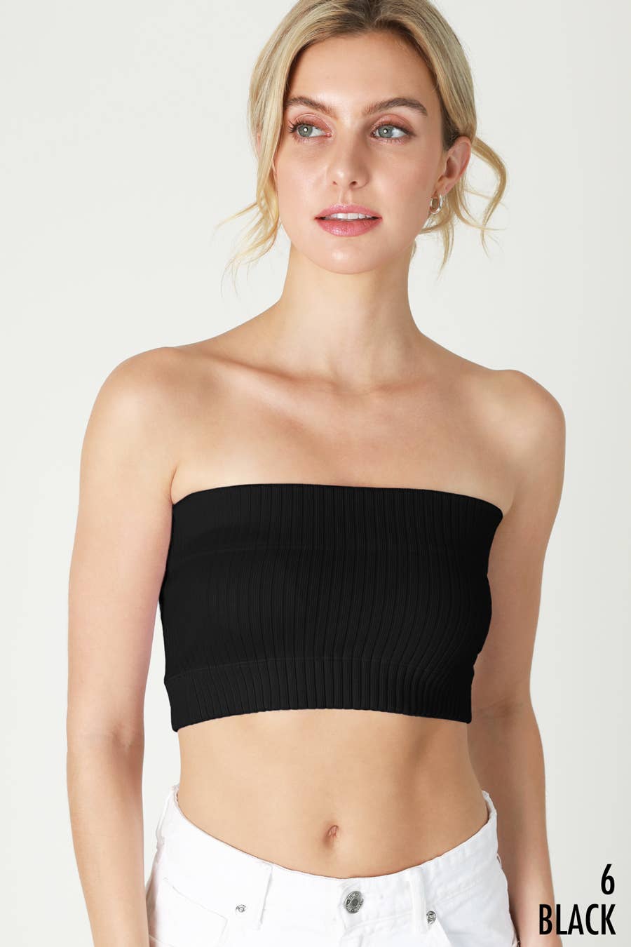 NIKIBIKI - Wholesale Bustier - Women's - NS8213 - Wide Ribbed Tube Top7